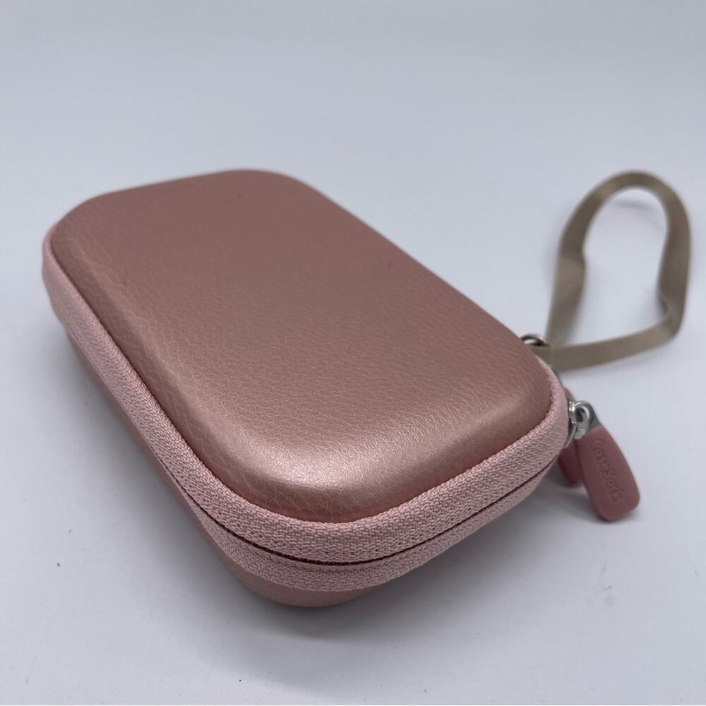 Casesak, Small sturdy case for cords or random things. 5"x3"x2.5"! Pale Pink!
